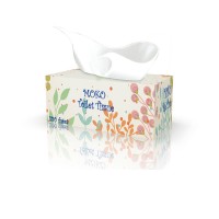 Fashion designed patterned toilet paper roll custom embossed flowered jumbo roll facial tissue